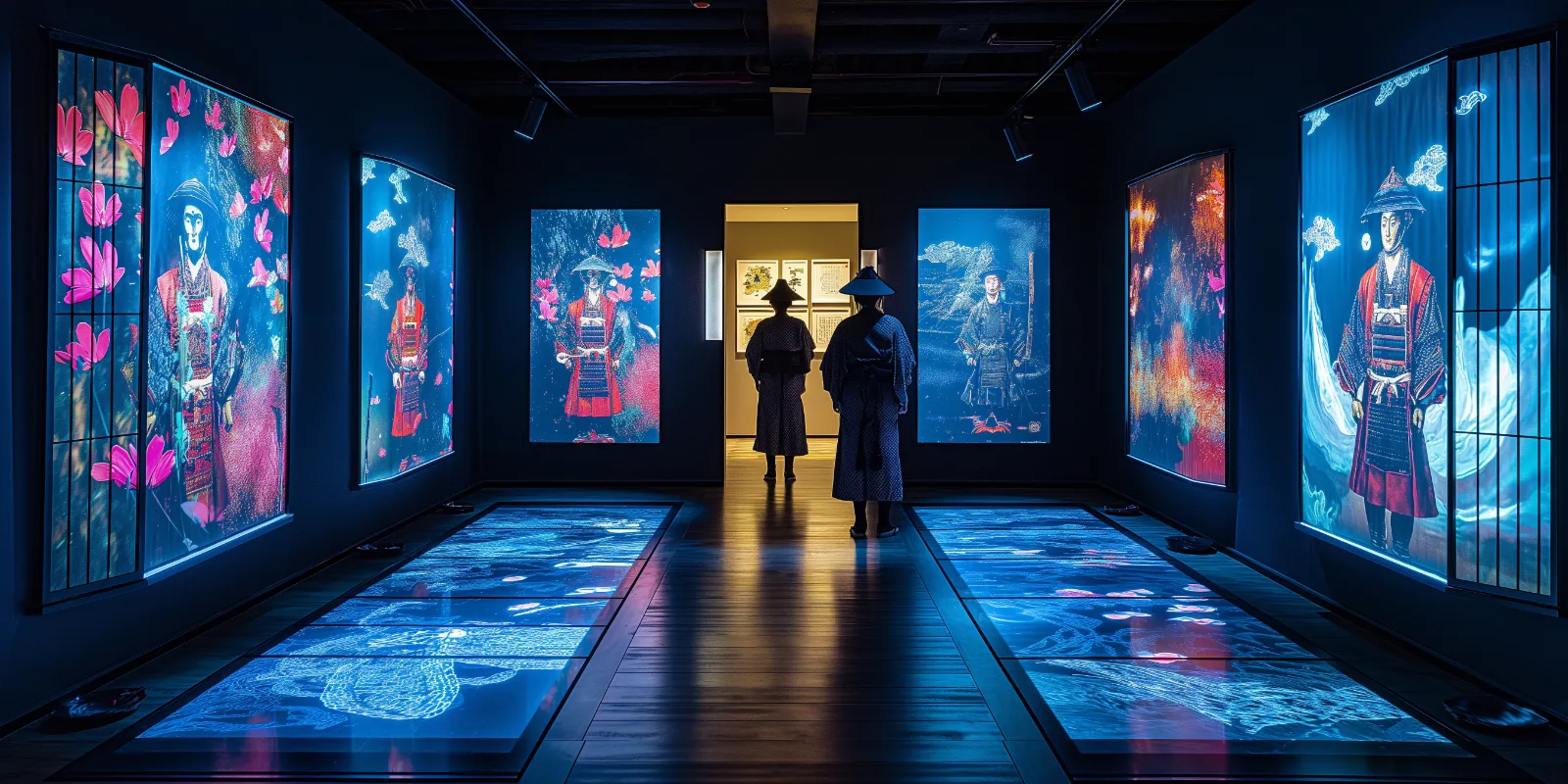 Immersive digital art installation