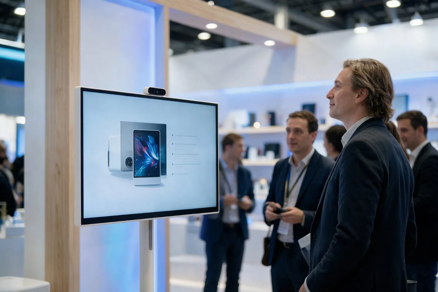 Presentations in showrooms and trade fairs