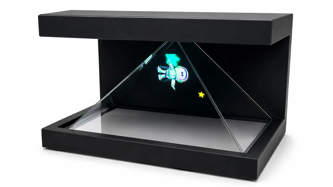 Holo Tales 270 degree holographic pyramid